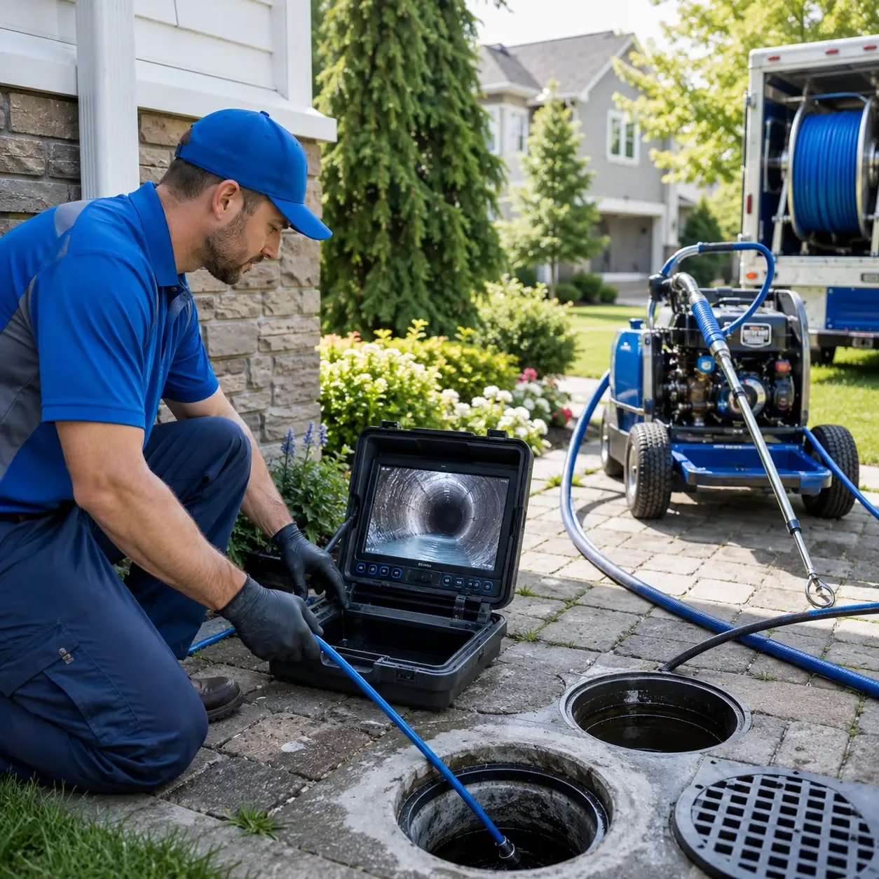 Outdoor drain cleaning professionals serving Ransom, KY